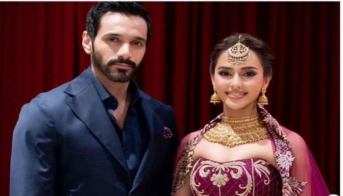 ​“Tere Bin” star Wahaj Ali in Dhaka with Nusraat Faria