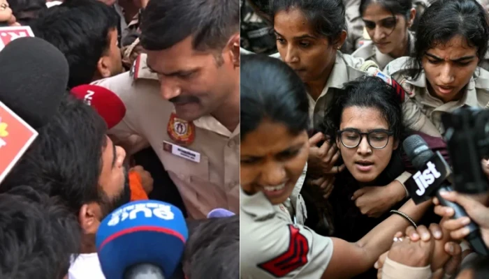 ​CJP founder Abhijeet Dipke, AISA chief Neha Bora detained ahead of Delhi flag march